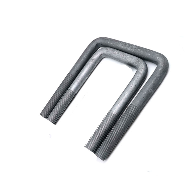 Carbon Steel 4.8/8.8 Grade Zinc Plated Hot DIP Galvanized HDG U Bolt with Nut for Electric Power - 2 