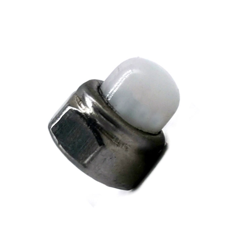 Stainless Steel SS304 316 Hexagon Domed White Nylon Cap Nuts - 1 