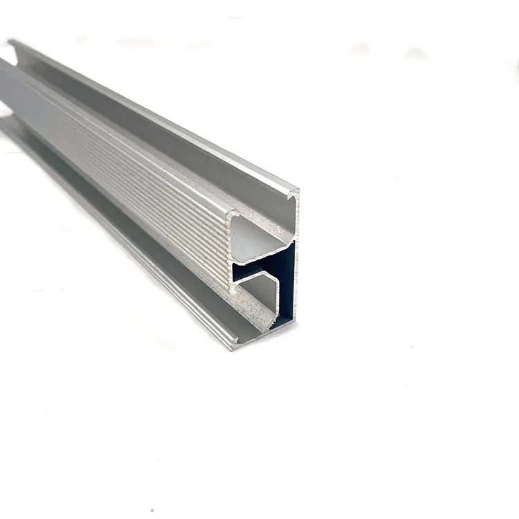 Eguzki-panelaren muntaketa anodizatuzko aluminiozko estrusio-profila leiho-aterako
