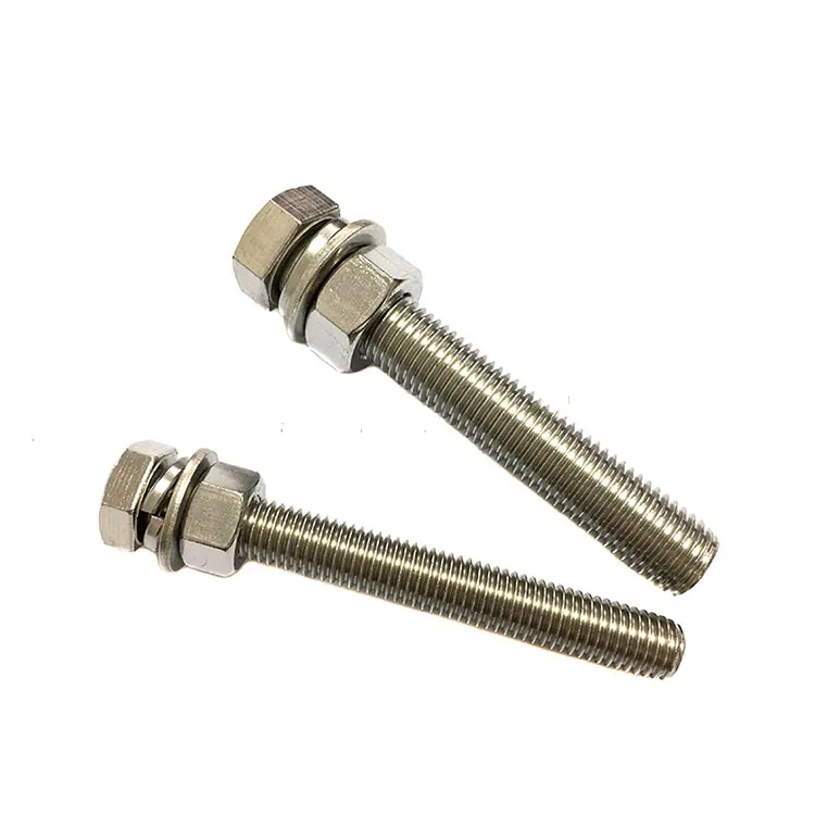 SS304 SS316 SS316L 1/2 3/8 ASME/ANSI B 18.2.1 Stainless Steel Hex Cap Screw