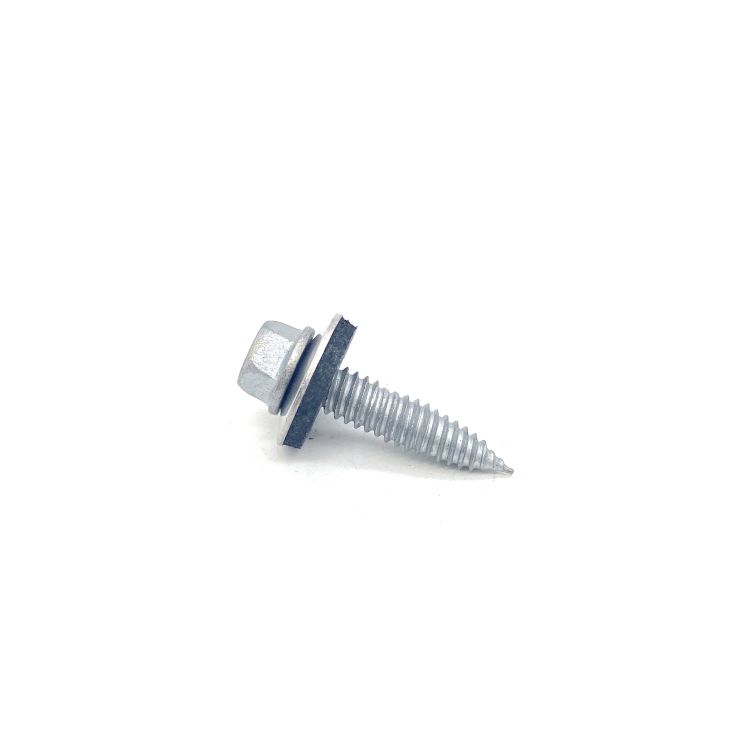 SS304 Stainless Steel 316 Hex Washer Flange Self Tapping Bi-Metal Screws with EPDM Washer - 2 