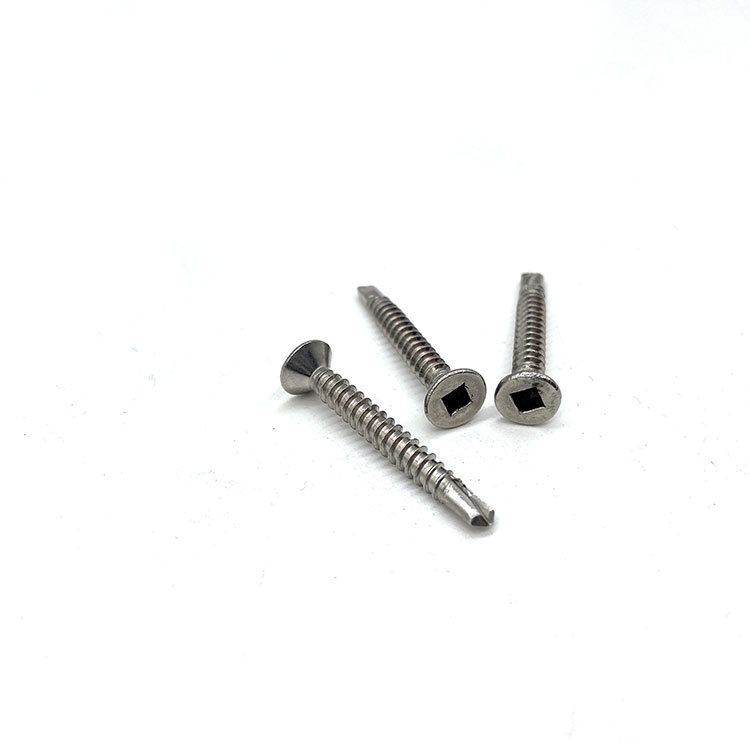 SS316 SS304 China Factory Supply Hardend Countersunk Head Self Drilling Screws - 1 