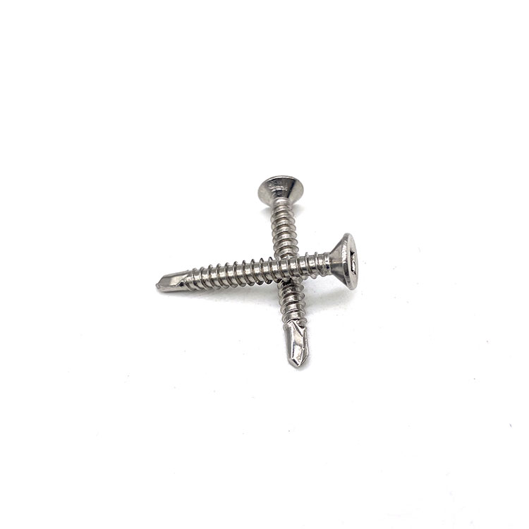 SS316 SS304 China Factory Supply Hardend Countersunk Head Self Drilling Screws - 4 