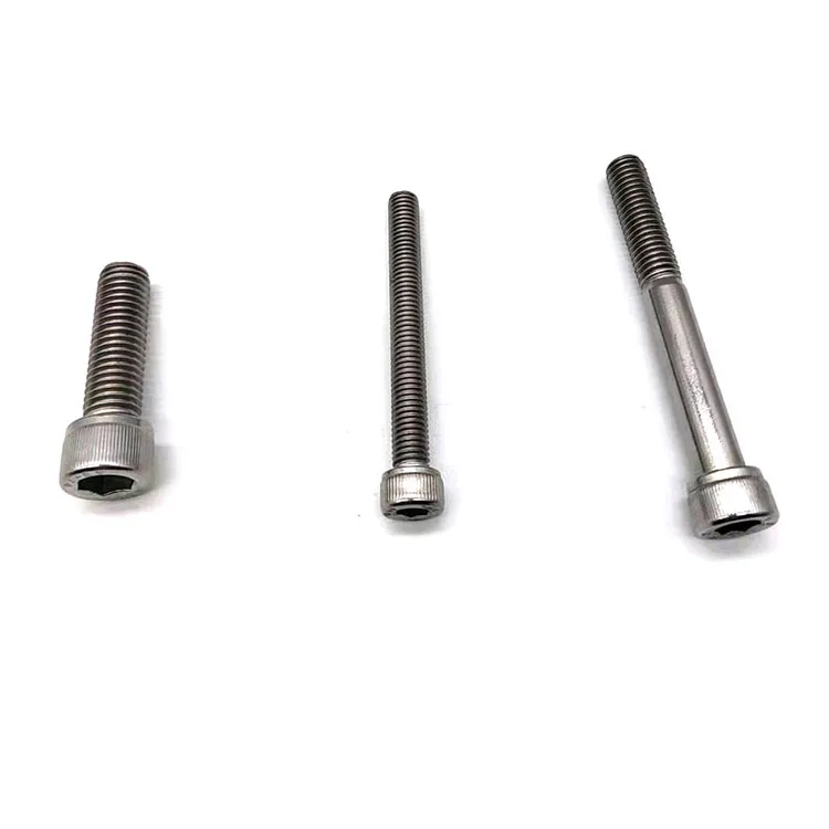 Altzairu herdoilgaitza 304 316 DIN912 Allen Tapa Buru Torlojuak Hex Socket Cap Buru Torlojuak