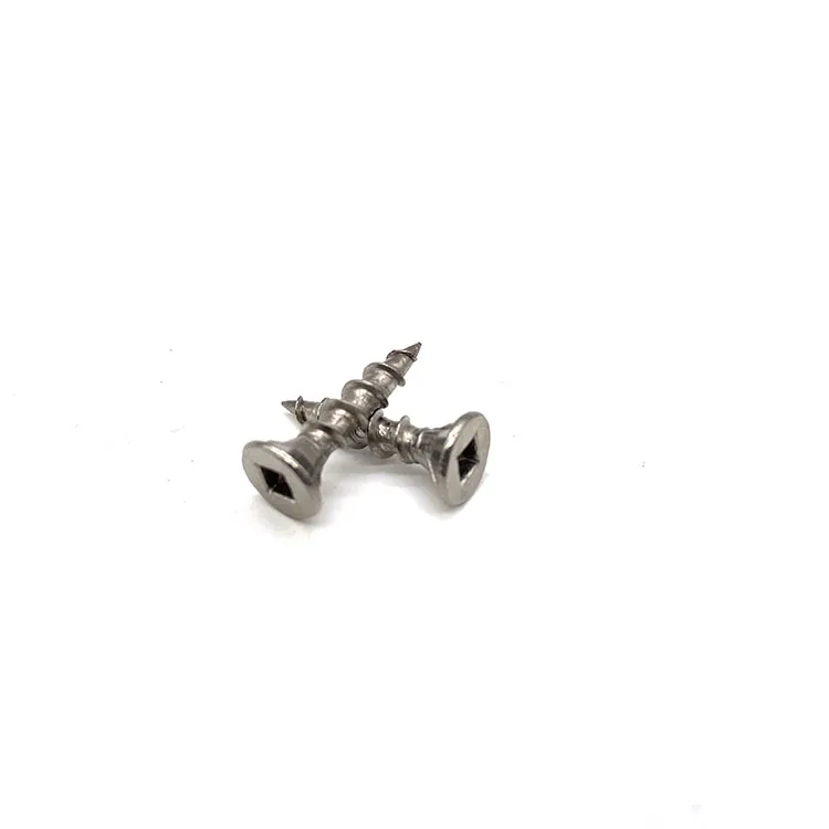 Stainless Steel 304 316 Square-Recessed Flat Countersunk Head Self Tapping Screws