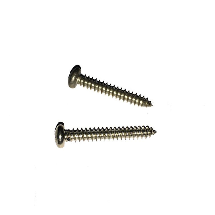 Stainless Steel A2-70 Cross Recessed Pan Head Self Tapping Screw DIN7981 For Metal Plate