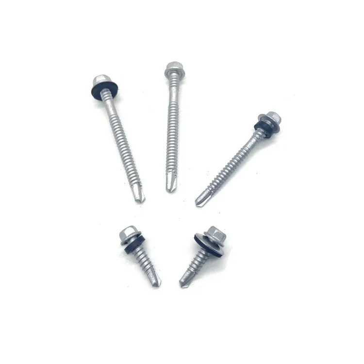 SUS304+410 دو فلزی Ruspert Hex Head Screw Self Drilling Screw