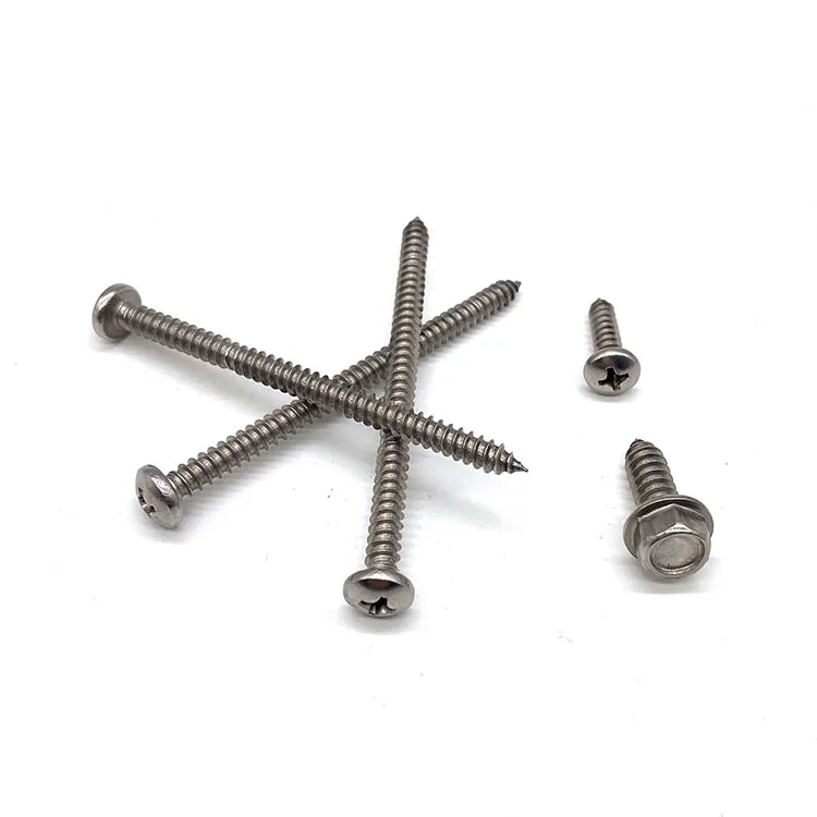 သစ်သား Stainless Steel 304 316 ခေါင်မိုး Countersunk Decking Self Tapping Screw