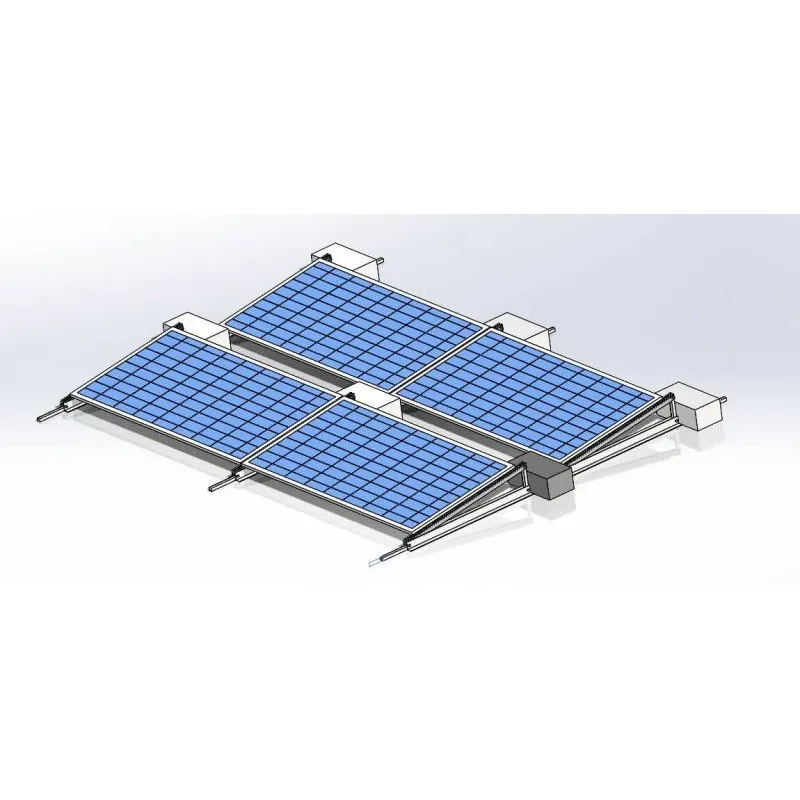 Qual é o melhor ângulo para painéis solares de telhado plano?