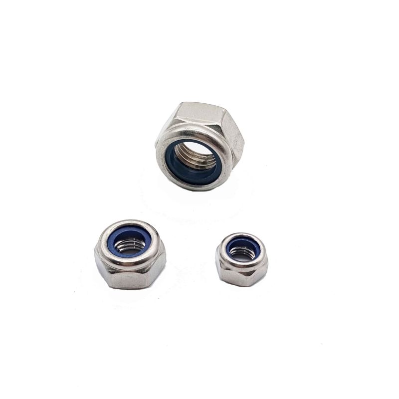 304 Stainless Steel DIN985 Hexagon Nylon Lock Nuts
