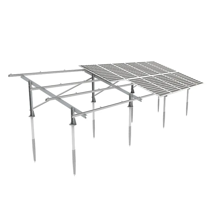 Ground Mount Solar Racking Systems ဆိုလာမြေပြင်စနစ်