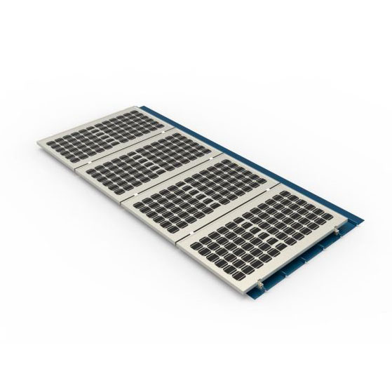 Лесен монтаж на соларен комплект Слънчева метална система за монтиране на покрив