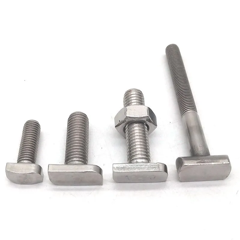 Fastener Stainless Steel 304 316 T Bolt Square Head T Bolt