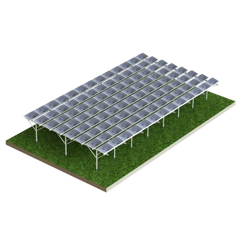 Aluminum Solar Ground Bracket Solar Panel Farm Mounting System