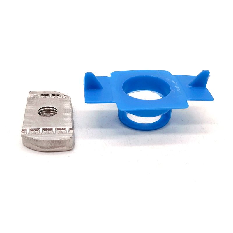 HDG Solar Fastener Channel Nut With Spring Plastic Spring Nut