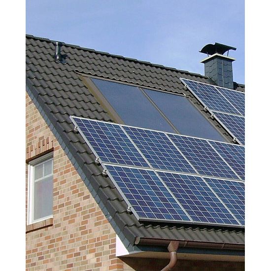 Система за монтаж на слънчеви скоби за монтиране на слънчеви панели на керемиден покрив