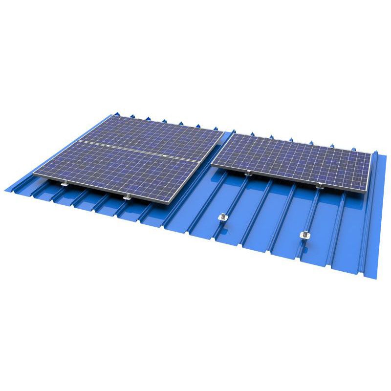 Uchwyty do paneli słonecznych do systemu montażu paneli słonecznych na dachu metalowym