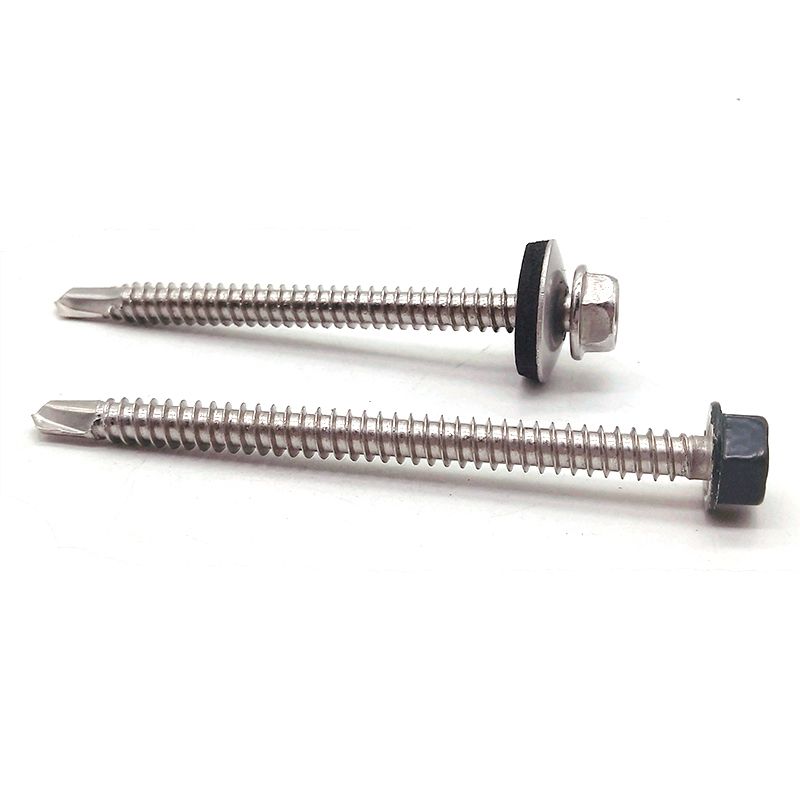 Stainless Hex Head Self Drilling Screws with Washer