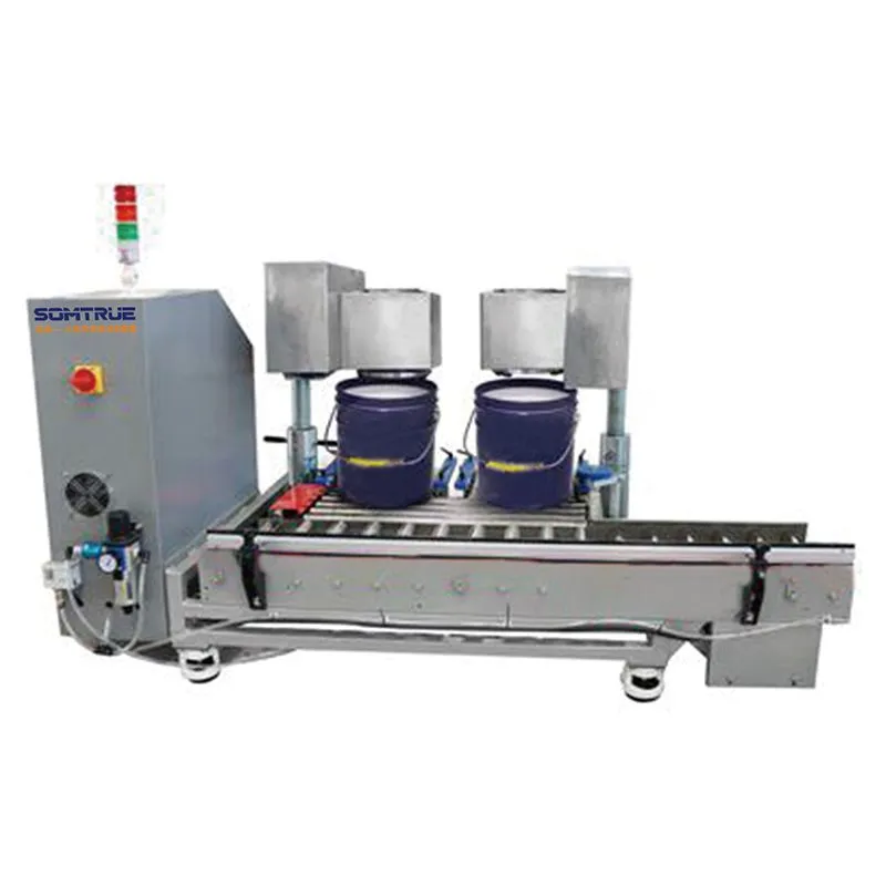20-100L बॅरल सेमी-ऑटोमॅटिक केमिकल ॲडिटीव्ह फिलिंग मशीन
