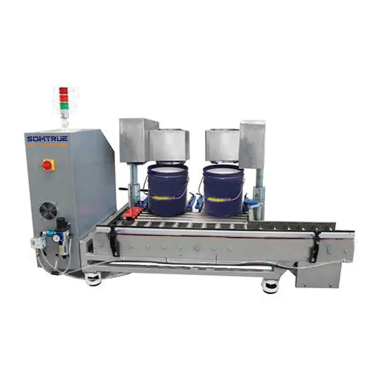 20-100L Barrel Semi-Automatic Pharmaceutical Liquid Liquid Machine