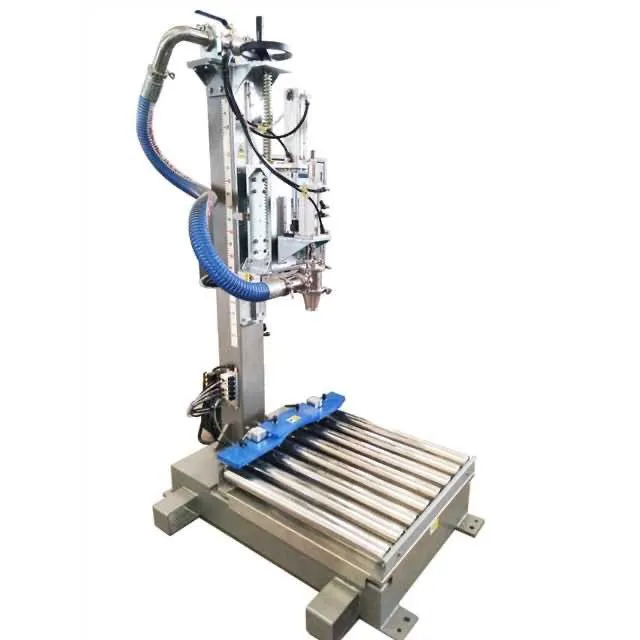200L बॅरल सेमी-ऑटोमॅटिक केमिकल रॉ मटेरियल फिलिंग मशीन