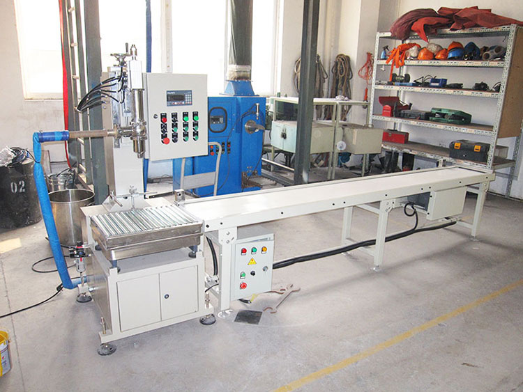Automatic resin filling machine operation mode overview