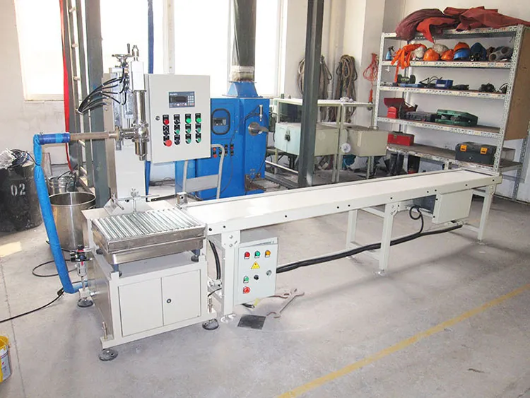 Automatic resin filling machine operation mode overview