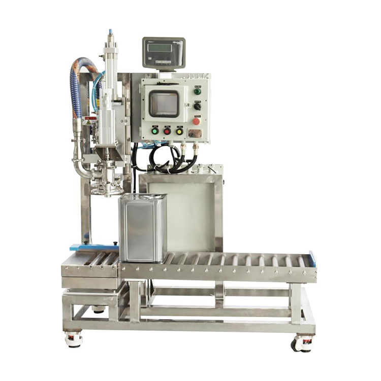 20L полуавтоматична машина за пълнене на течности със смола