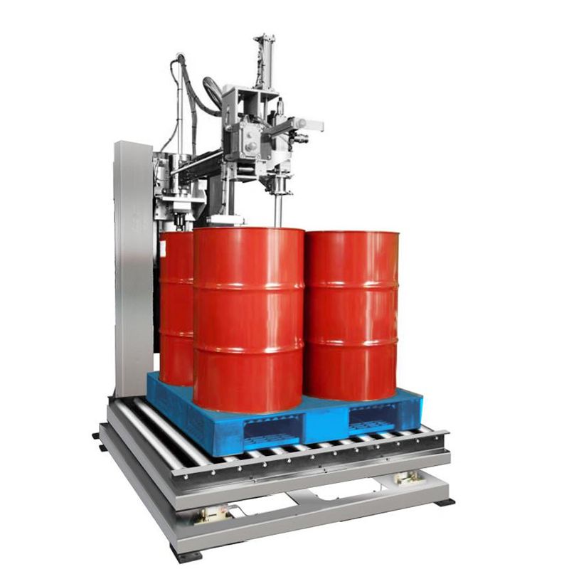 IBC Barrel Rocker Arm Chemical Raw Material Filling Machine