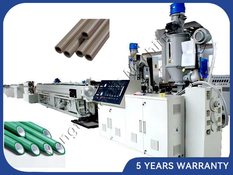 16-63mm Three Layer PPR Hot Water Pipe Extrusion Machine