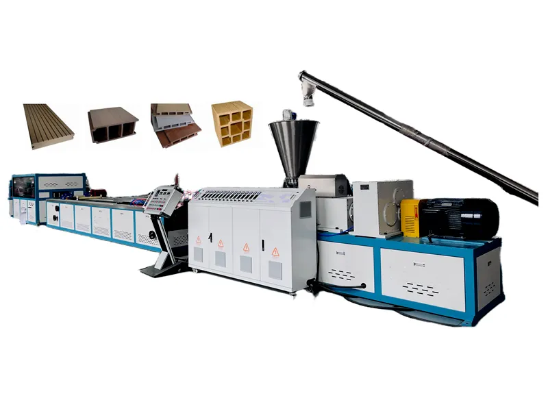 Comparação de máquina WPC de madeira e plástico na China e na Europa