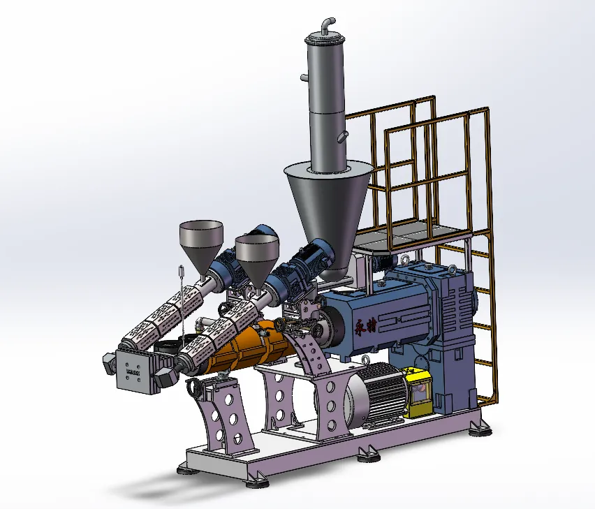 Tehnologie de co-extrudare pentru mașina de producție de podele WPC