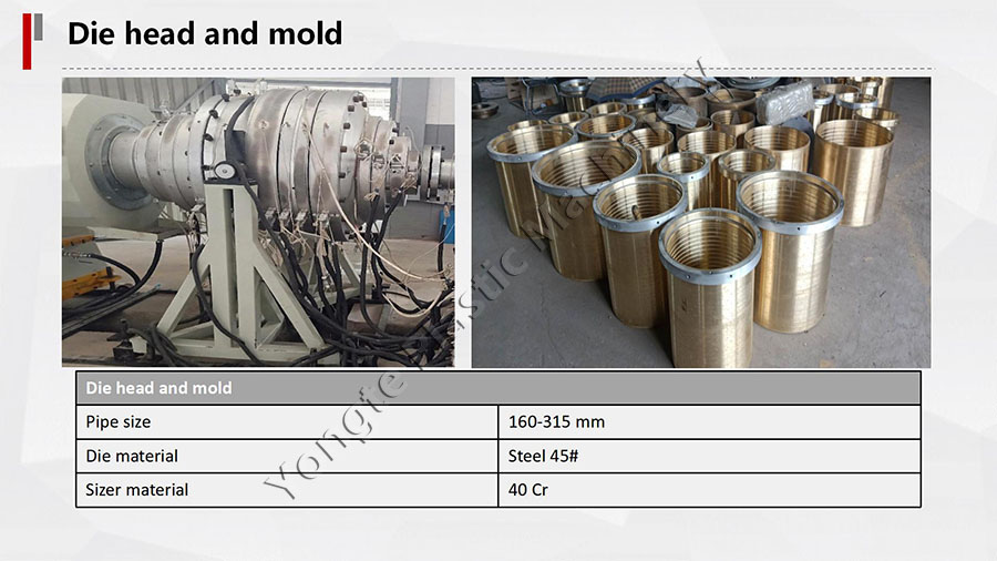 PVC pipe die and mold