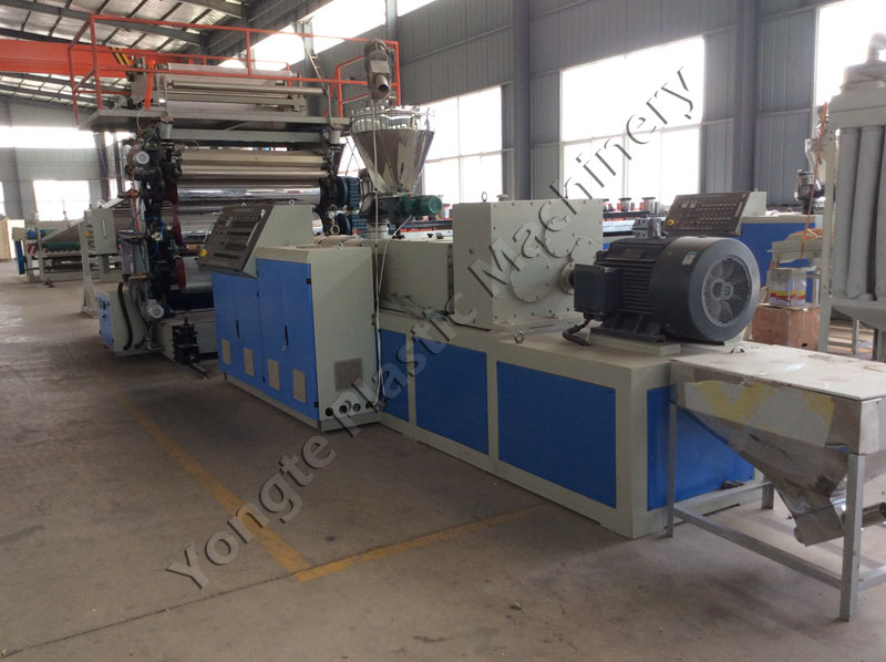 PVC marble sheet making machine