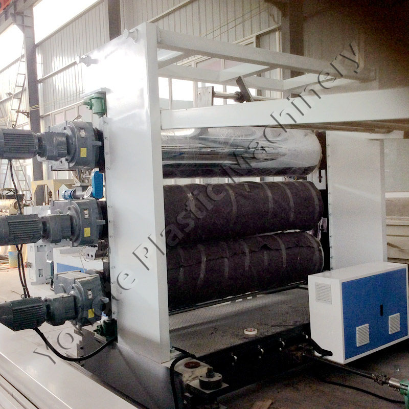 three roller calendaring machine for PVC sheet