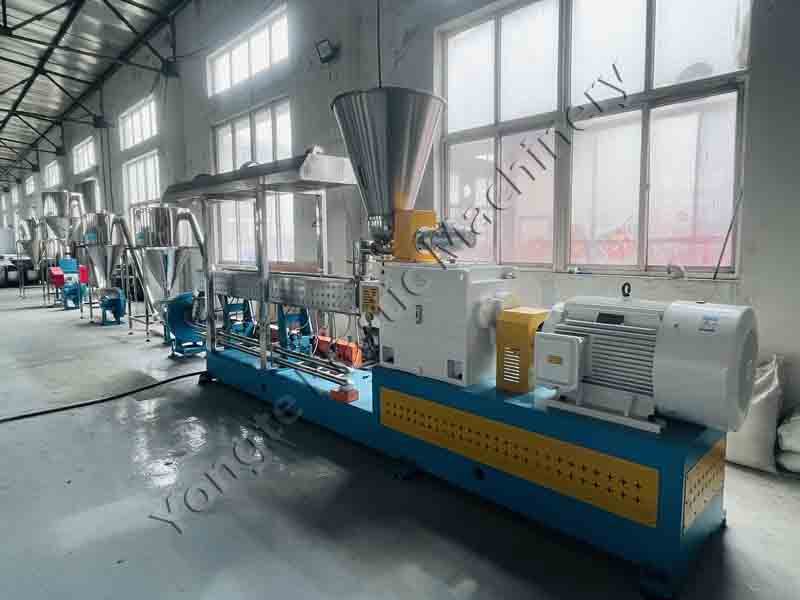 wpc granulation machine