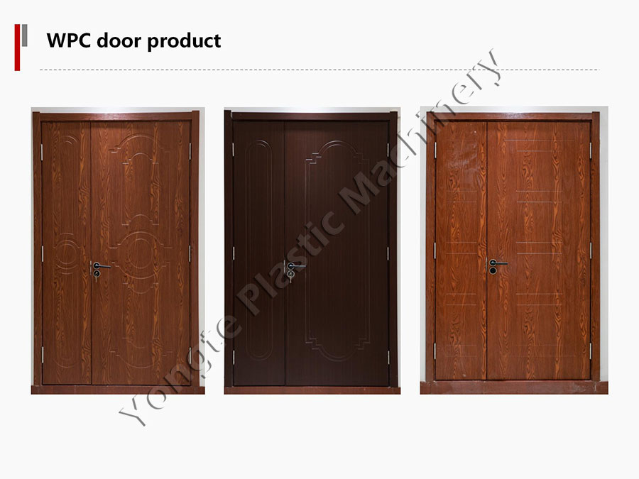 wood plastic door