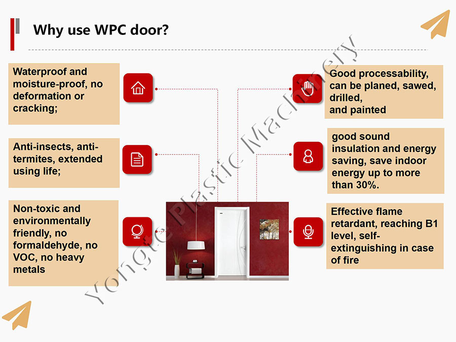 advantages of wood plastic door