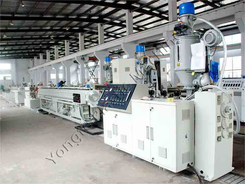 PE water supply pipe production line 