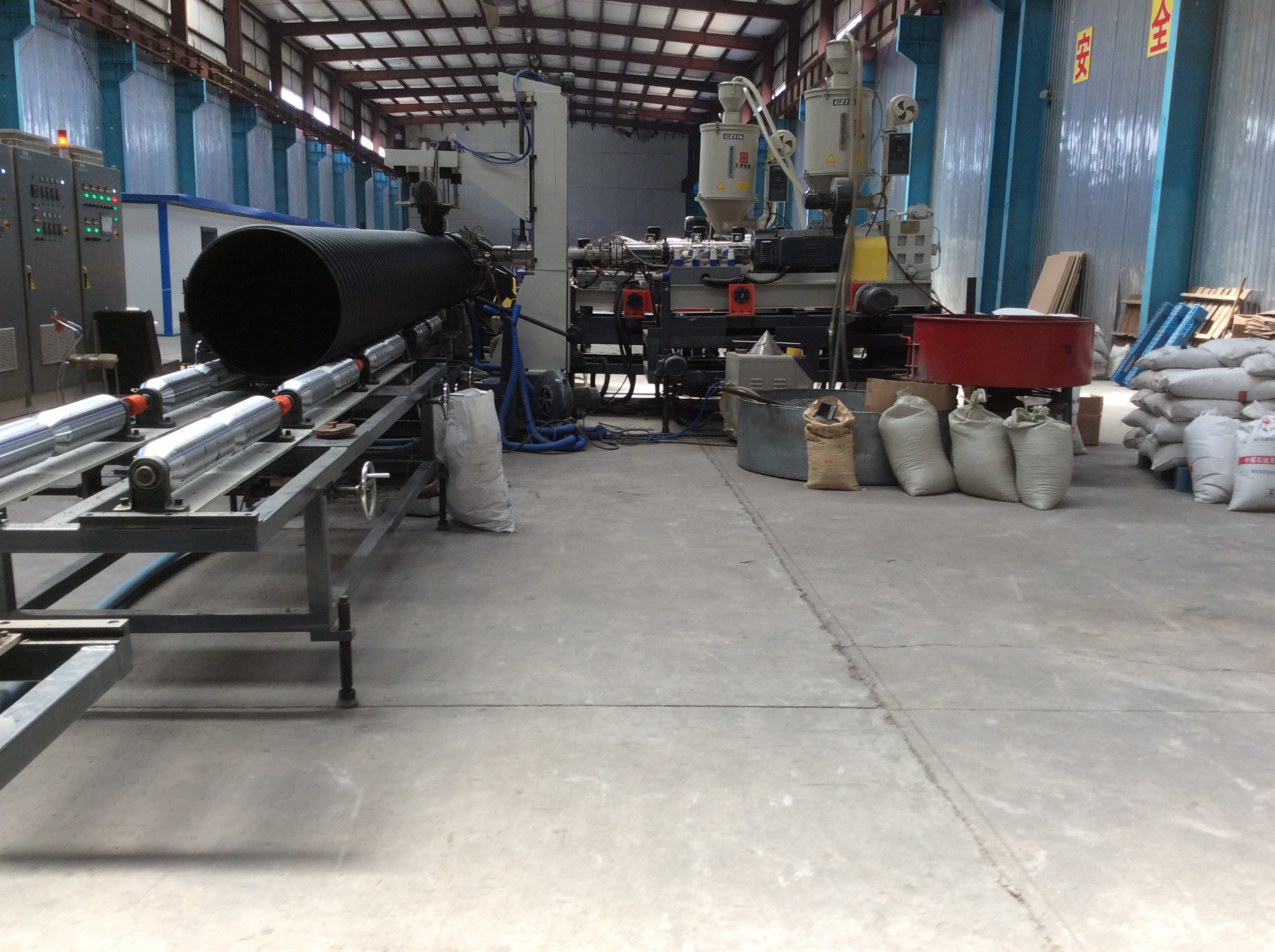 HDPE Large-diameter Winding Pipe machine