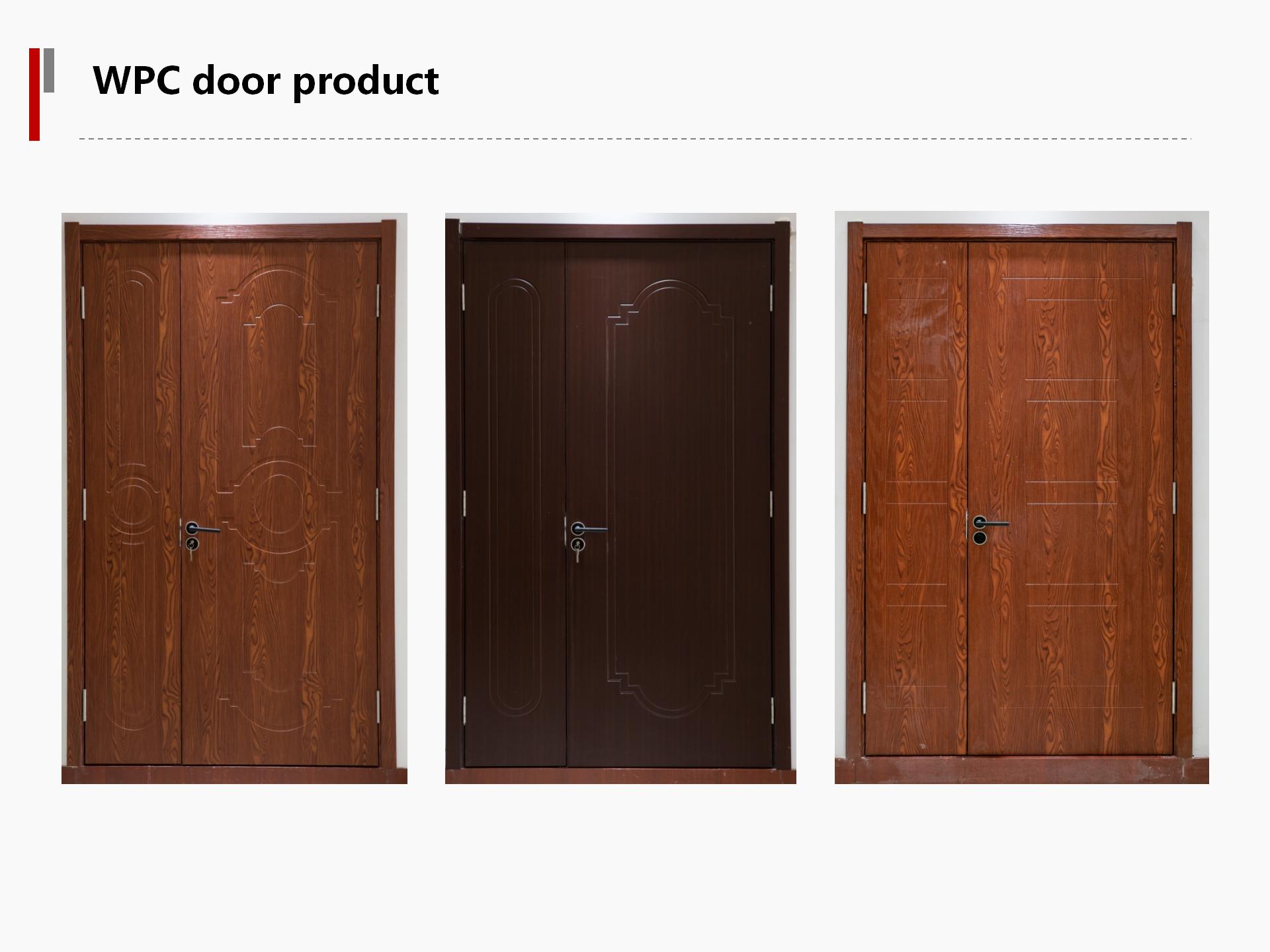 wood plastic door