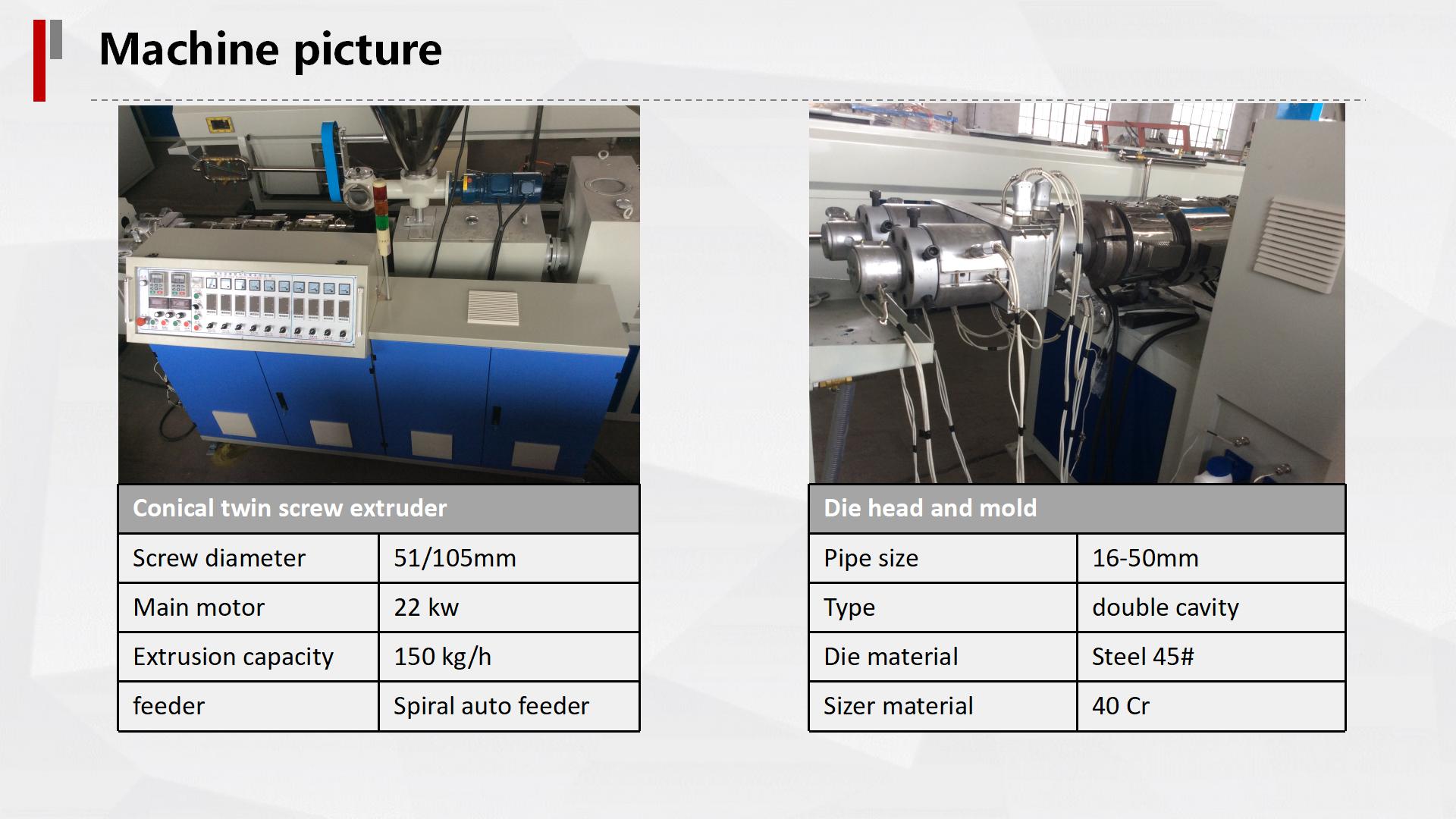 16-50mm PVC pipe equipment