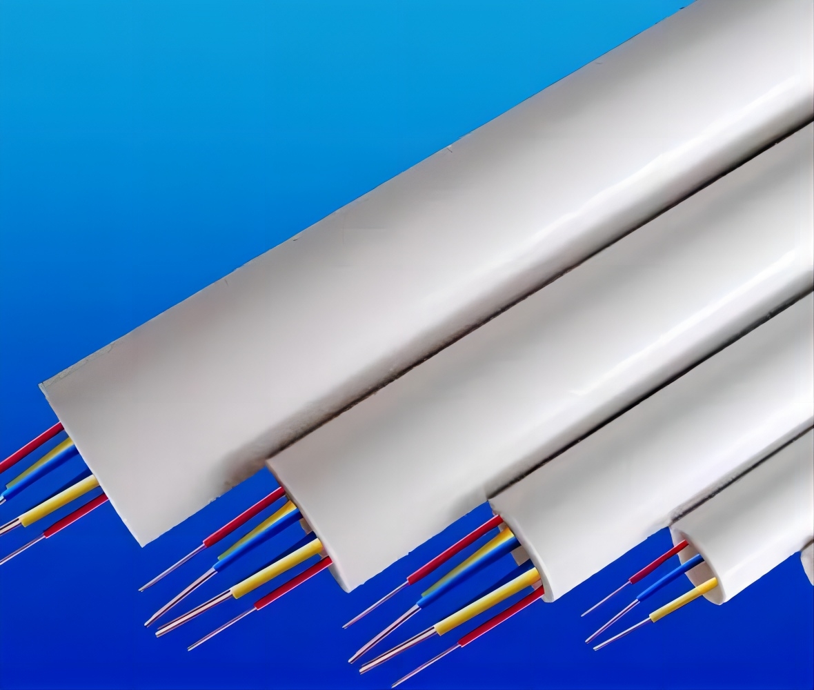 PVC electric cable conduit