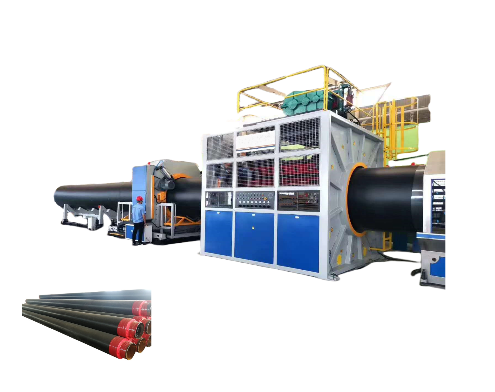 HDPE insulation pipe equipment