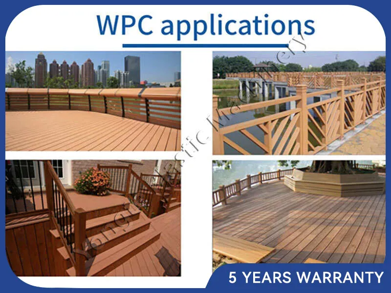 PP PE PVC en hout saamgestelde WPC profiel masjien