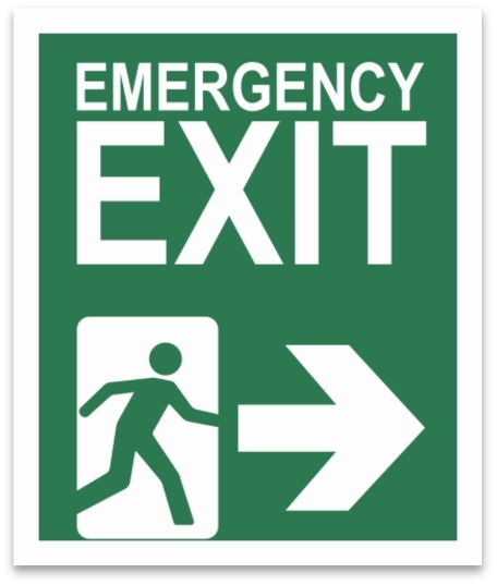 Evacuation Sign