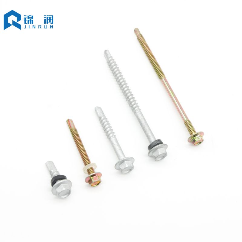 Hex Flange Head Self Drilling Screw With Bonded Washer