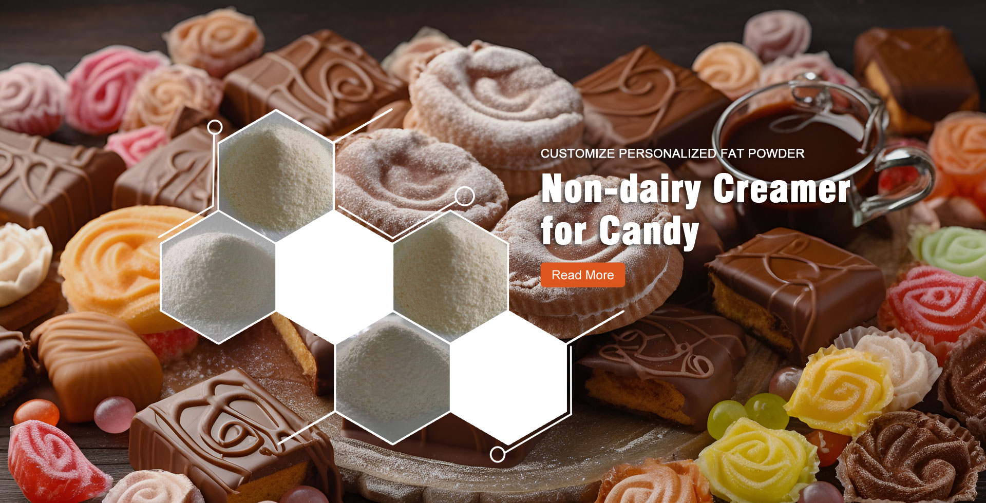 Non-Molkerei Creamer fir Candy Fabrikant beschwéiert