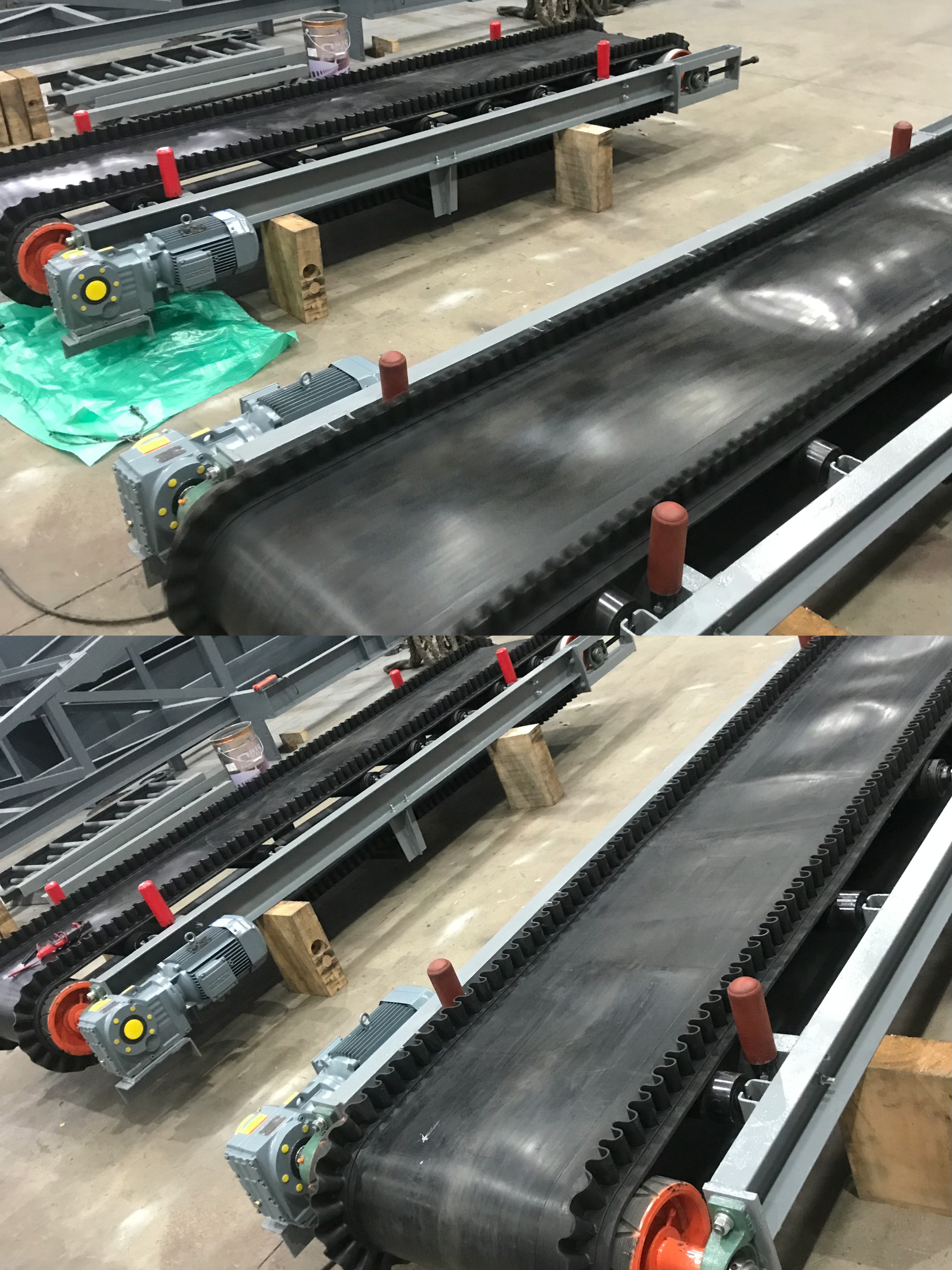 Belt conveyor commissioning, installation and deliver