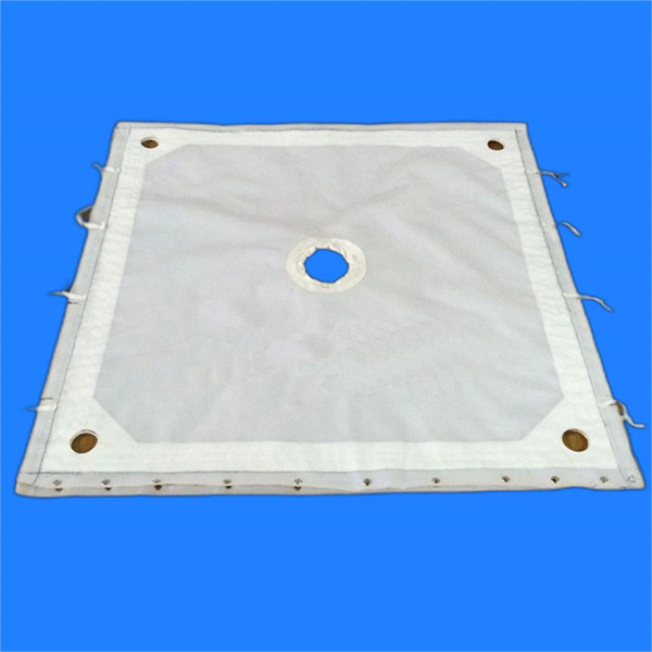 How to cut holes for filter press cloth?